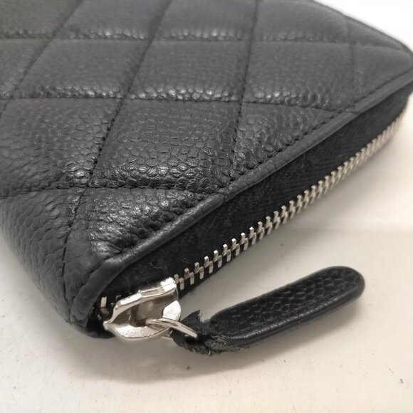 Chanel Long Wallet Black Caviar Skin 650-082425 - Picture 4 of 9